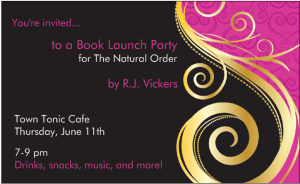 book launch party invite